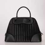 Dior 2001 License Plate Montaigne Leather and Pony Hair Bowler Bag - FashioNica