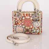 Dior 2015 Satin Beaded Mini Lady - FashioNica