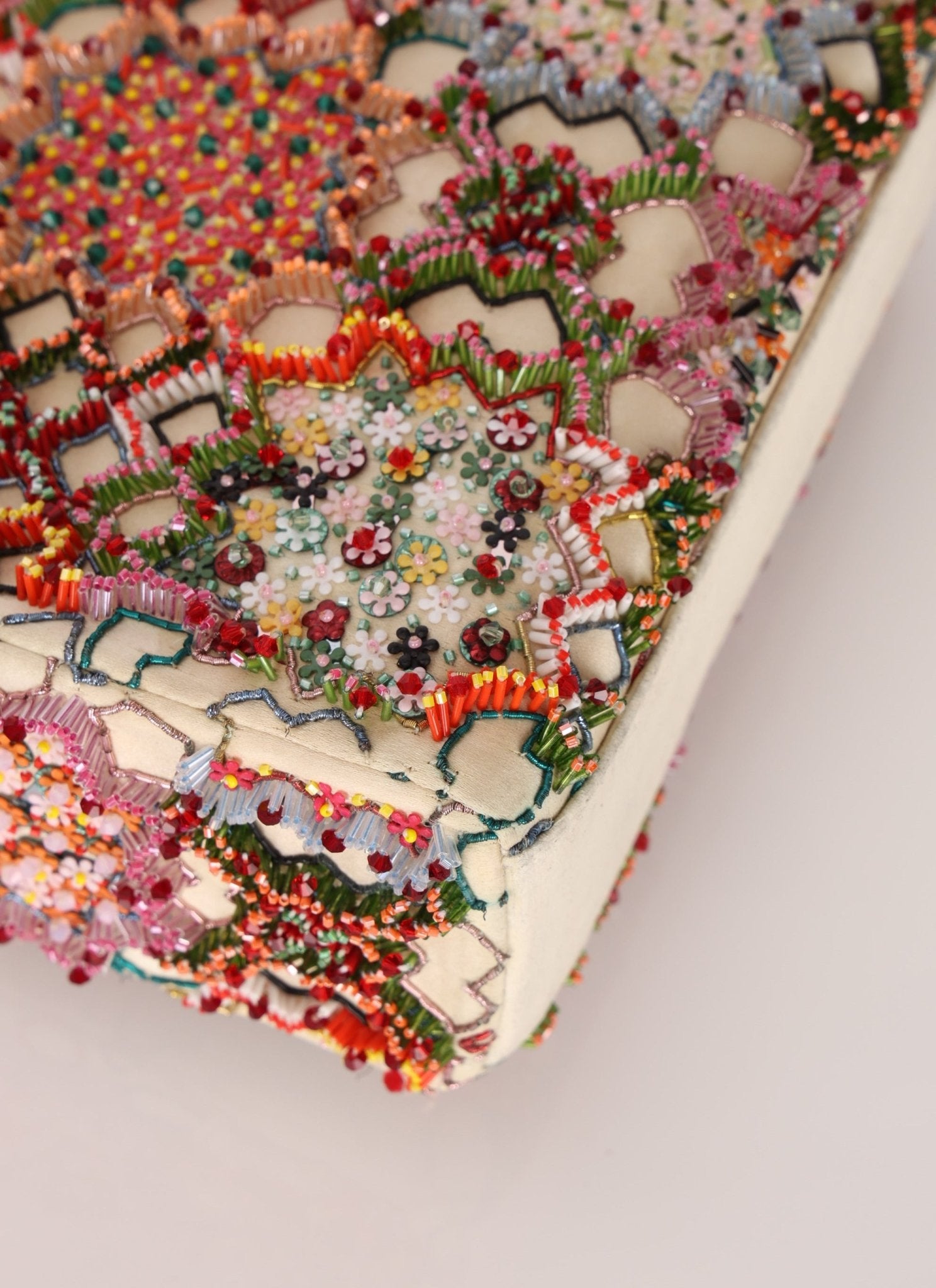 Dior 2015 Satin Beaded Mini Lady - FashioNica