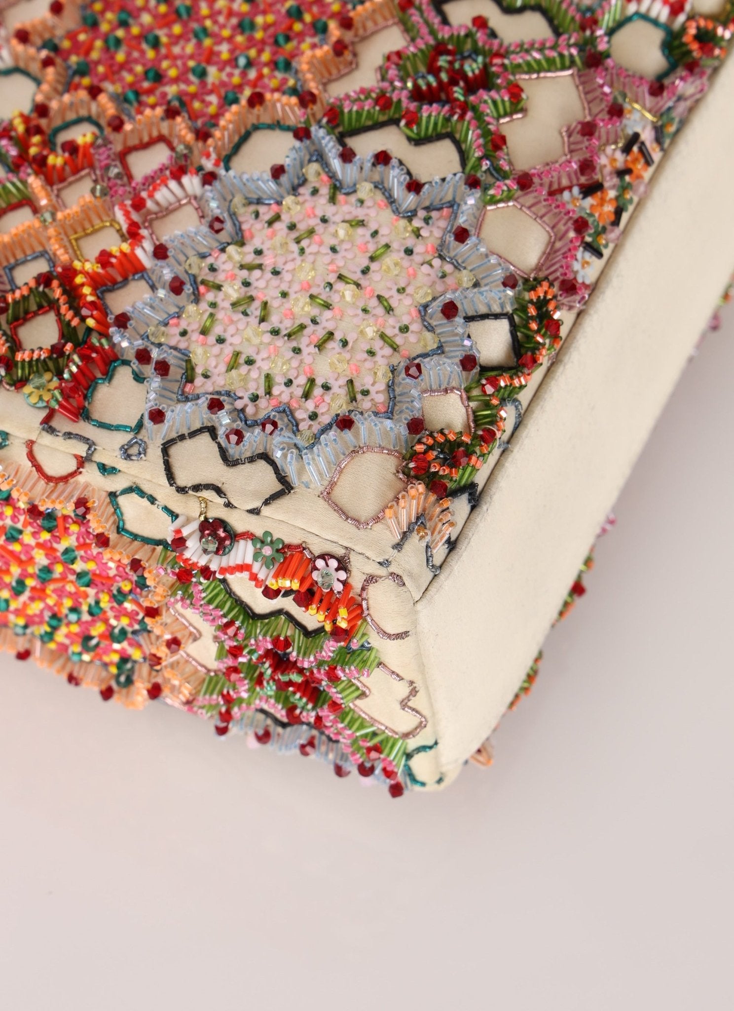 Dior 2015 Satin Beaded Mini Lady - FashioNica