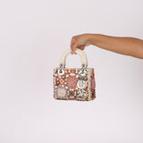 Dior 2015 Satin Beaded Mini Lady - FashioNica
