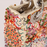 Dior 2015 Satin Beaded Mini Lady - FashioNica