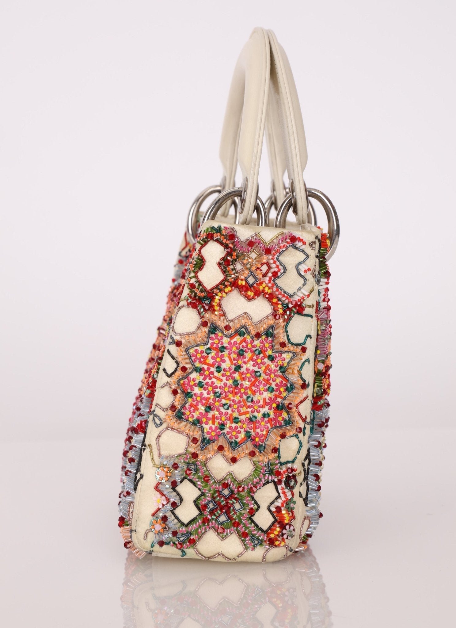 Dior 2015 Satin Beaded Mini Lady - FashioNica