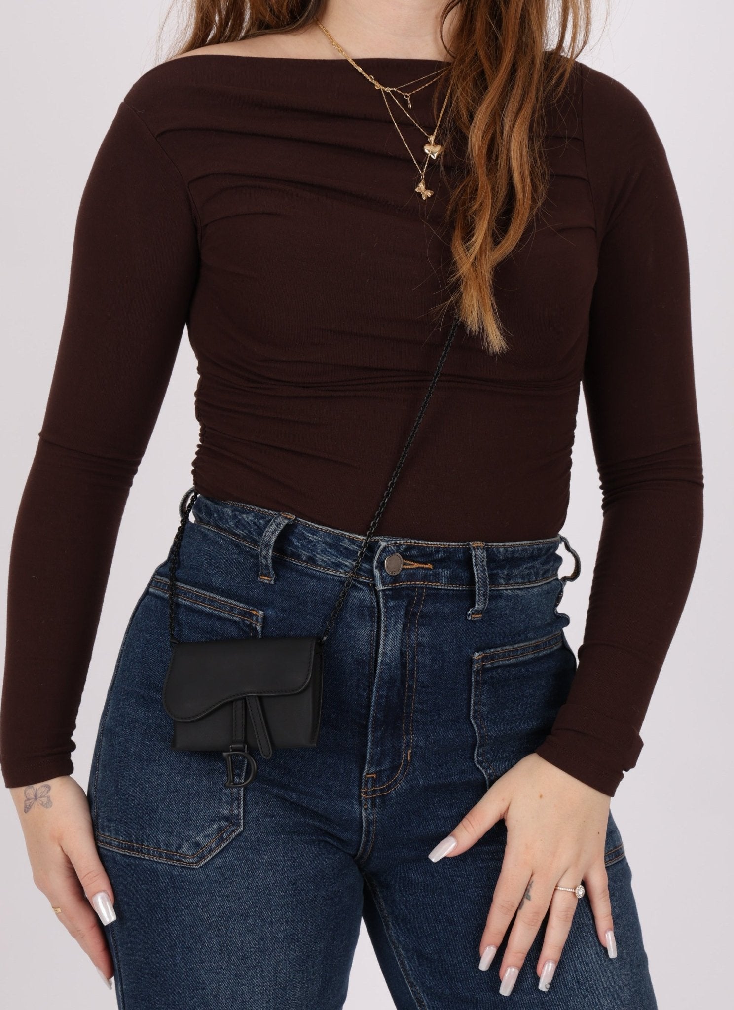 Dior 2020 Calfskin Ultra Matte Cardholder with Chain - FashioNica