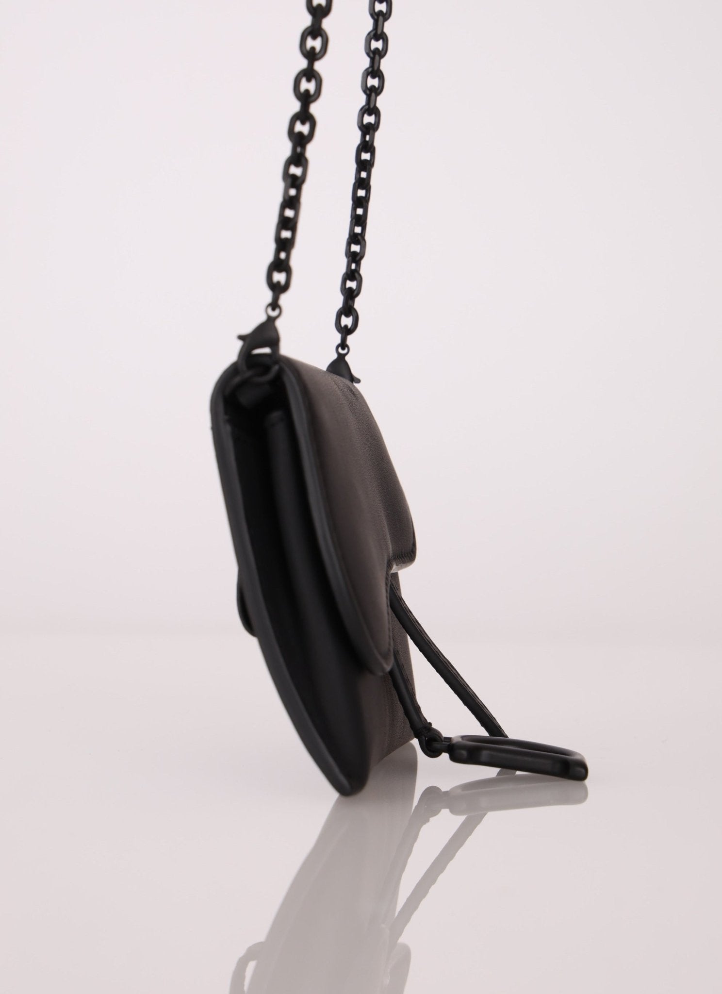 Dior 2020 Calfskin Ultra Matte Cardholder with Chain - FashioNica