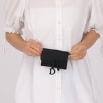 Dior 2020 Calfskin Ultra Matte Cardholder with Chain - FashioNica