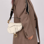 Dior Grained Calfskin Mini Saddle w/ Guitar Strap - FashioNica