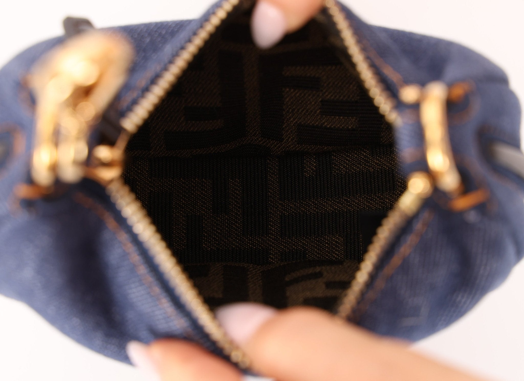 Fendi Denim Nano Fendigraphy - FashioNica