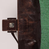 Fendi Green Beaded Baguette - FashioNica