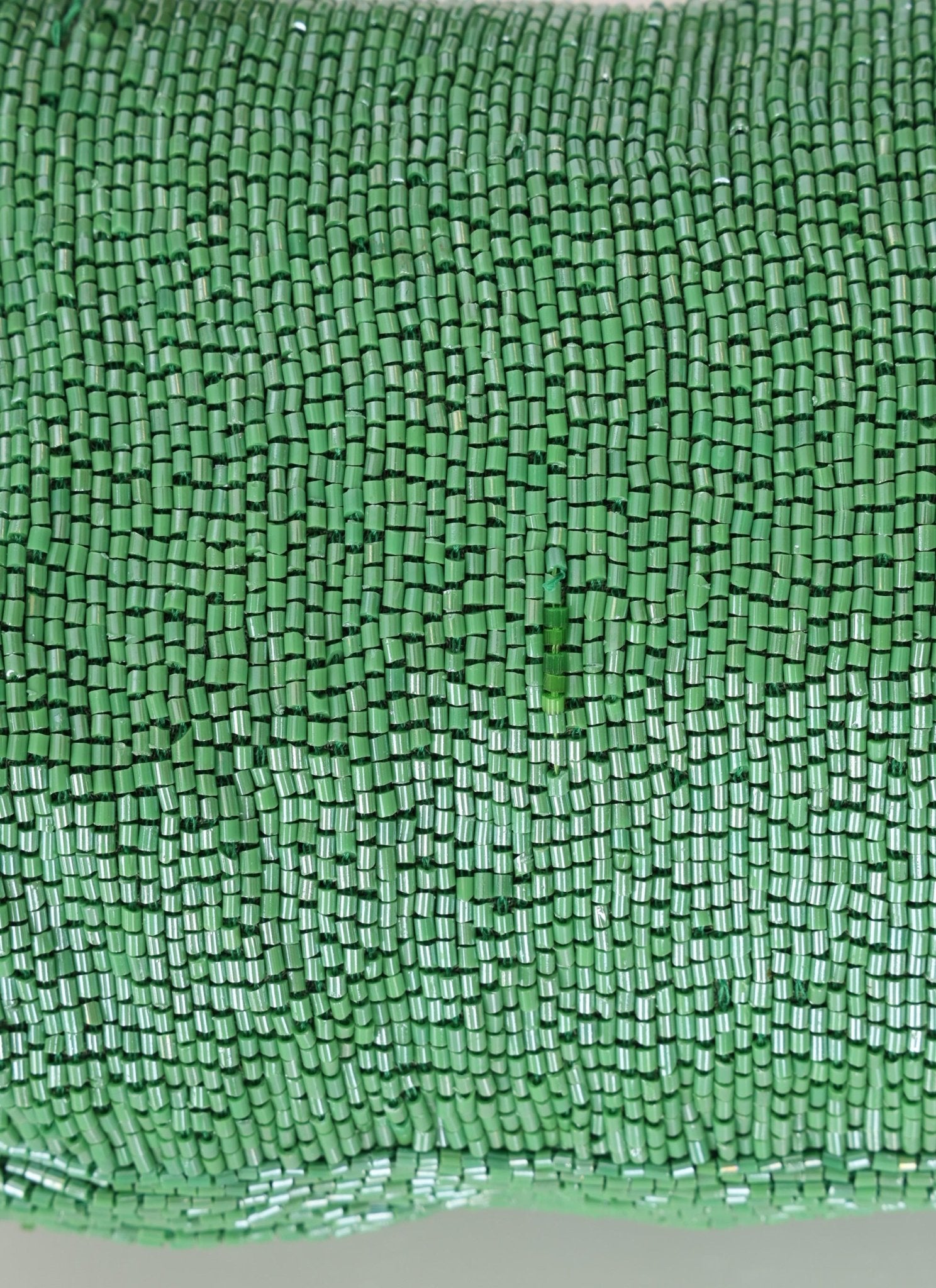 Fendi Green Beaded Baguette - FashioNica