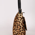 Fendi Ponyhair Jaguar Zip Mamma Baguette - FashioNica