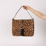 Fendi Ponyhair Jaguar Zip Mamma Baguette - FashioNica