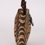 Fendi Ponyhair Mini Baguette Shoulder Bag - FashioNica