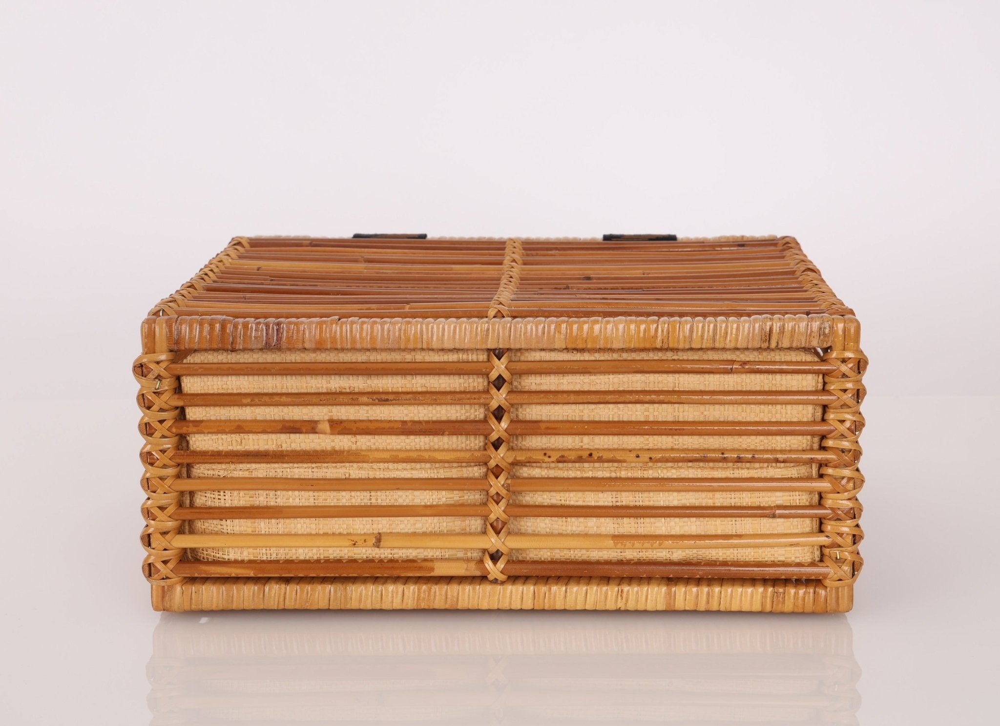 Fendi Rattan and Bamboo Small Tote - FashioNica