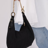 Fendi Zucca Chef Chain Link Hobo - FashioNica