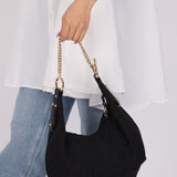 Fendi Zucca Chef Chain Link Hobo - FashioNica