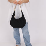 Fendi Zucca Chef Chain Link Hobo - FashioNica