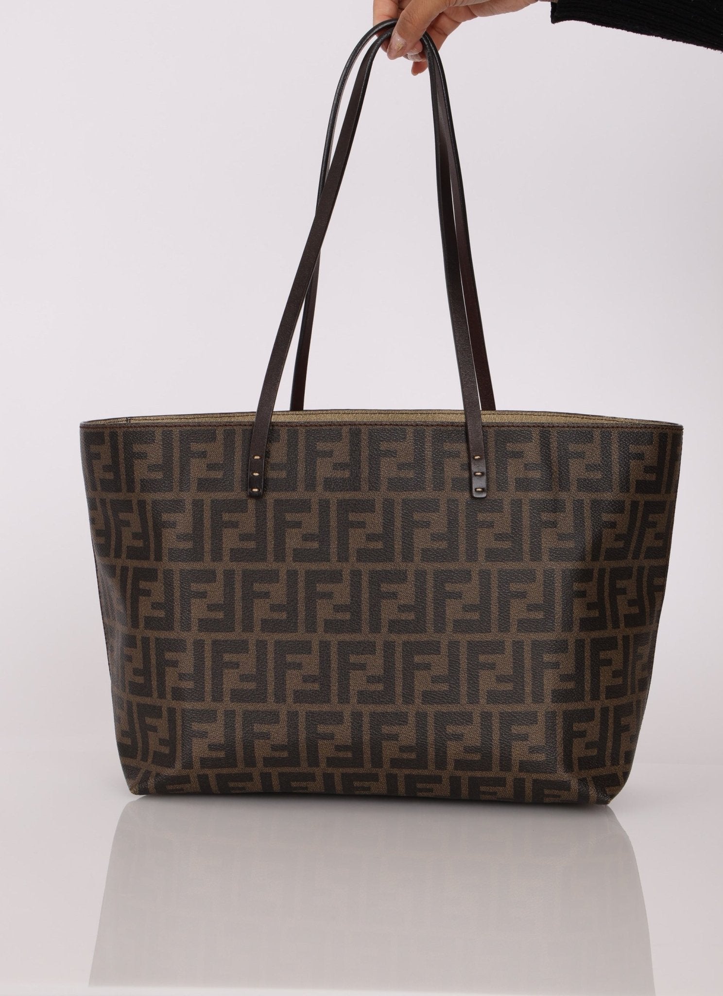 Fendi Zucca Coated Canvas Tote - FashioNica