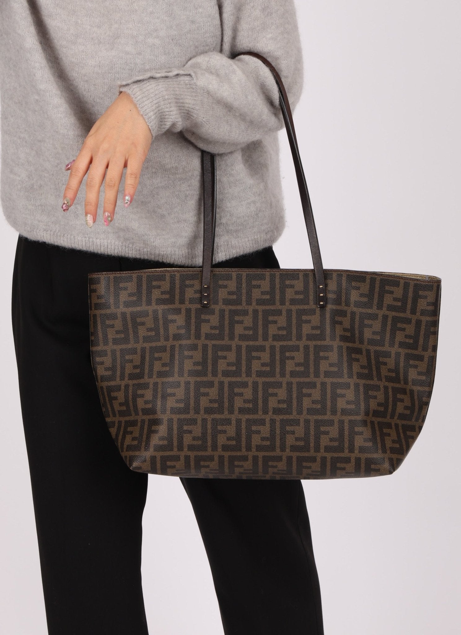 Fendi Zucca Coated Canvas Tote - FashioNica