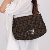 Fendi Zucca Mamma Baguette - FashioNica
