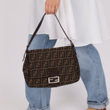 Fendi Zucca Mamma Baguette - FashioNica