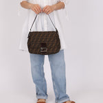 Fendi Zucca Mamma Baguette - FashioNica
