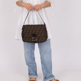 Fendi Zucca Mamma Baguette - FashioNica