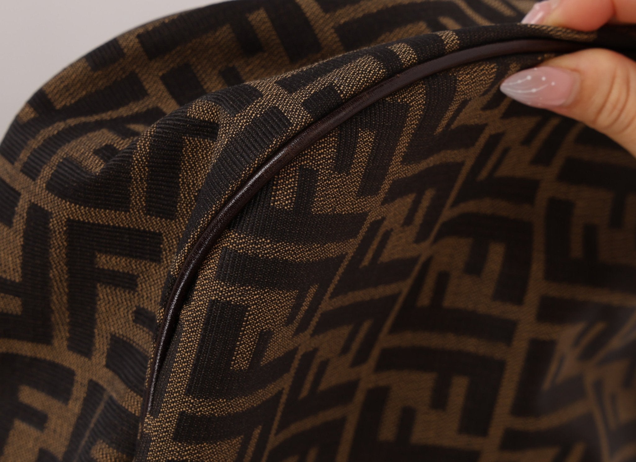 Fendi Zucca Rounded Crossbody - FashioNica