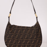 Fendi Zucca Rounded Crossbody - FashioNica