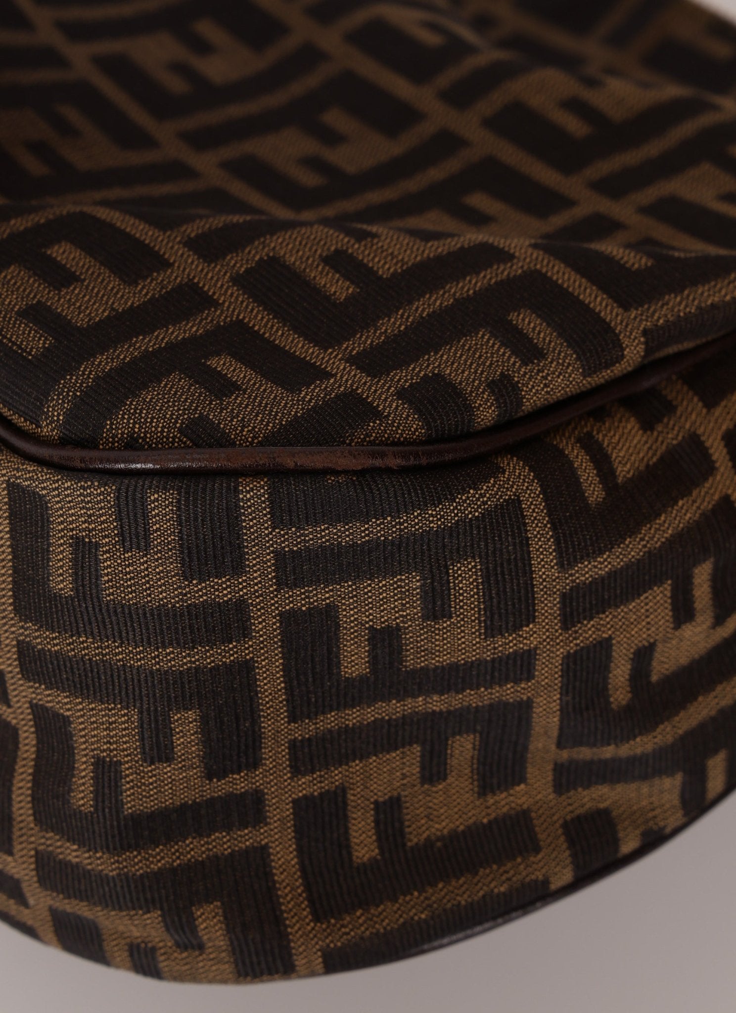 Fendi Zucca Rounded Crossbody - FashioNica