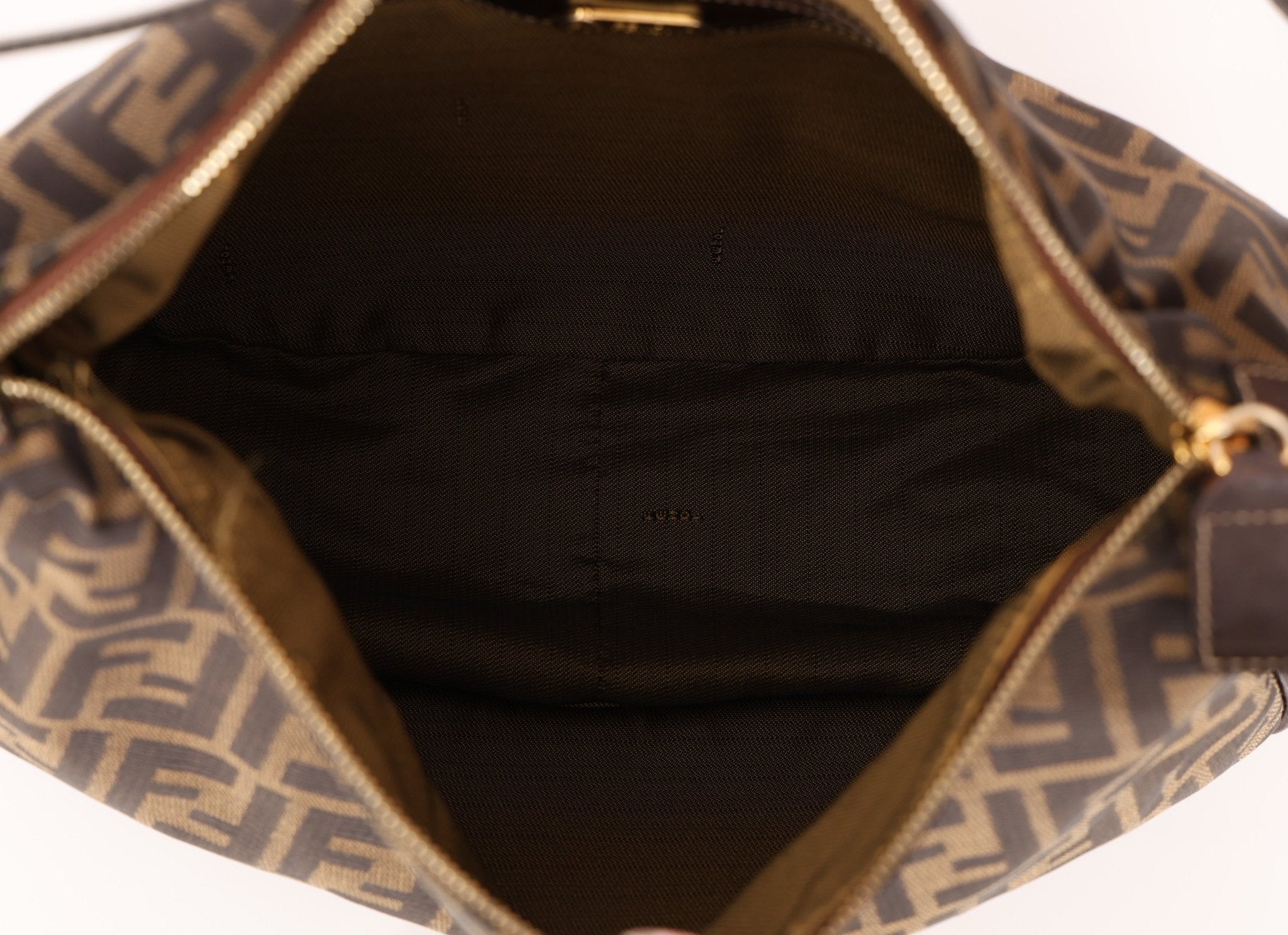 Fendi Zucca Rounded Crossbody - FashioNica