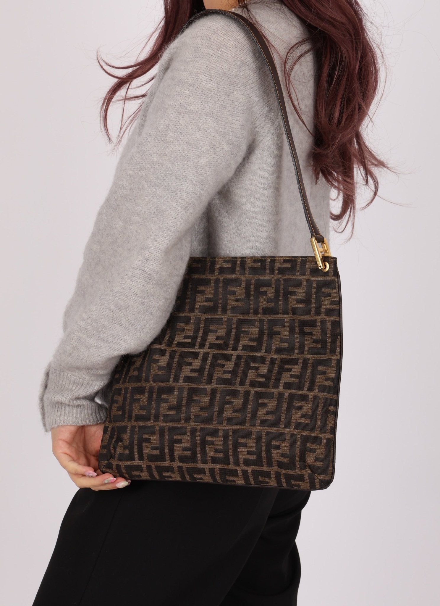 Fendi Zucca Shoulder Bag - FashioNica