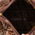 Fendi Zucca Velvet Boston Bag - FashioNica