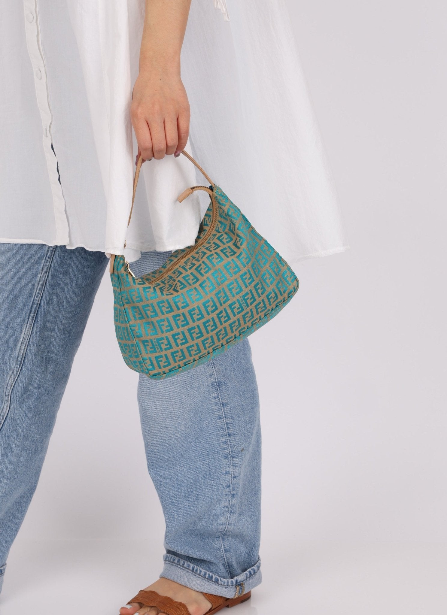 Fendi Zucchino Pochette - FashioNica