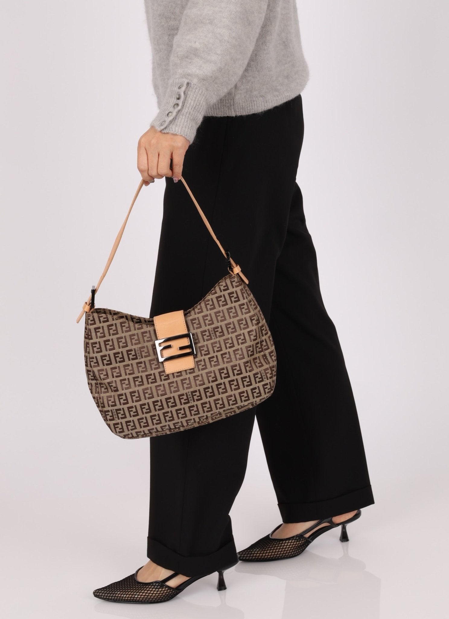 Fendi Zucchino Shoulder Bag - FashioNica