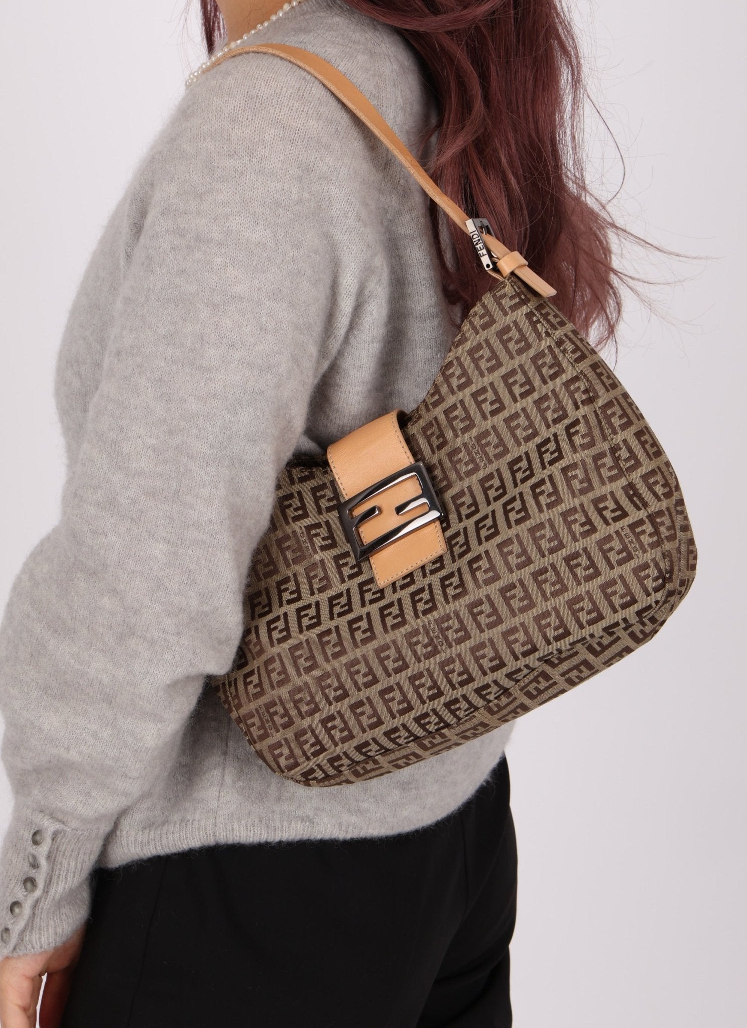 Fendi Zucchino Shoulder Bag - FashioNica