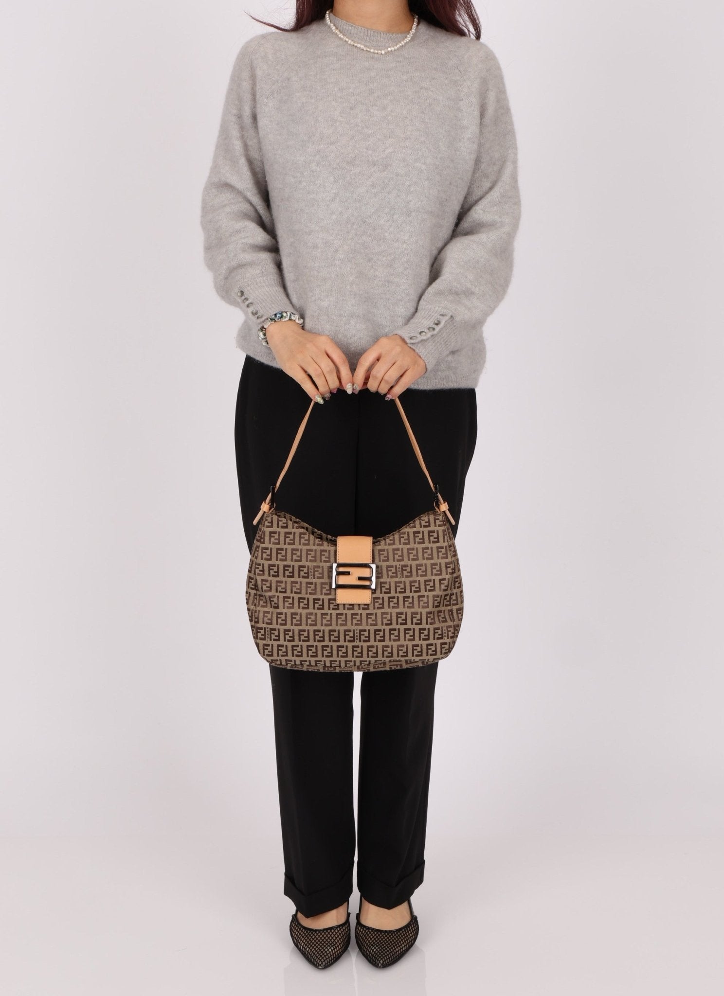 Fendi Zucchino Shoulder Bag - FashioNica