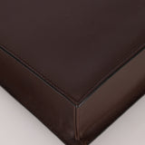 Gucci Box Calf Chocolate Square G Flap Bag - FashioNica