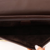 Gucci Box Calf Chocolate Square G Flap Bag - FashioNica