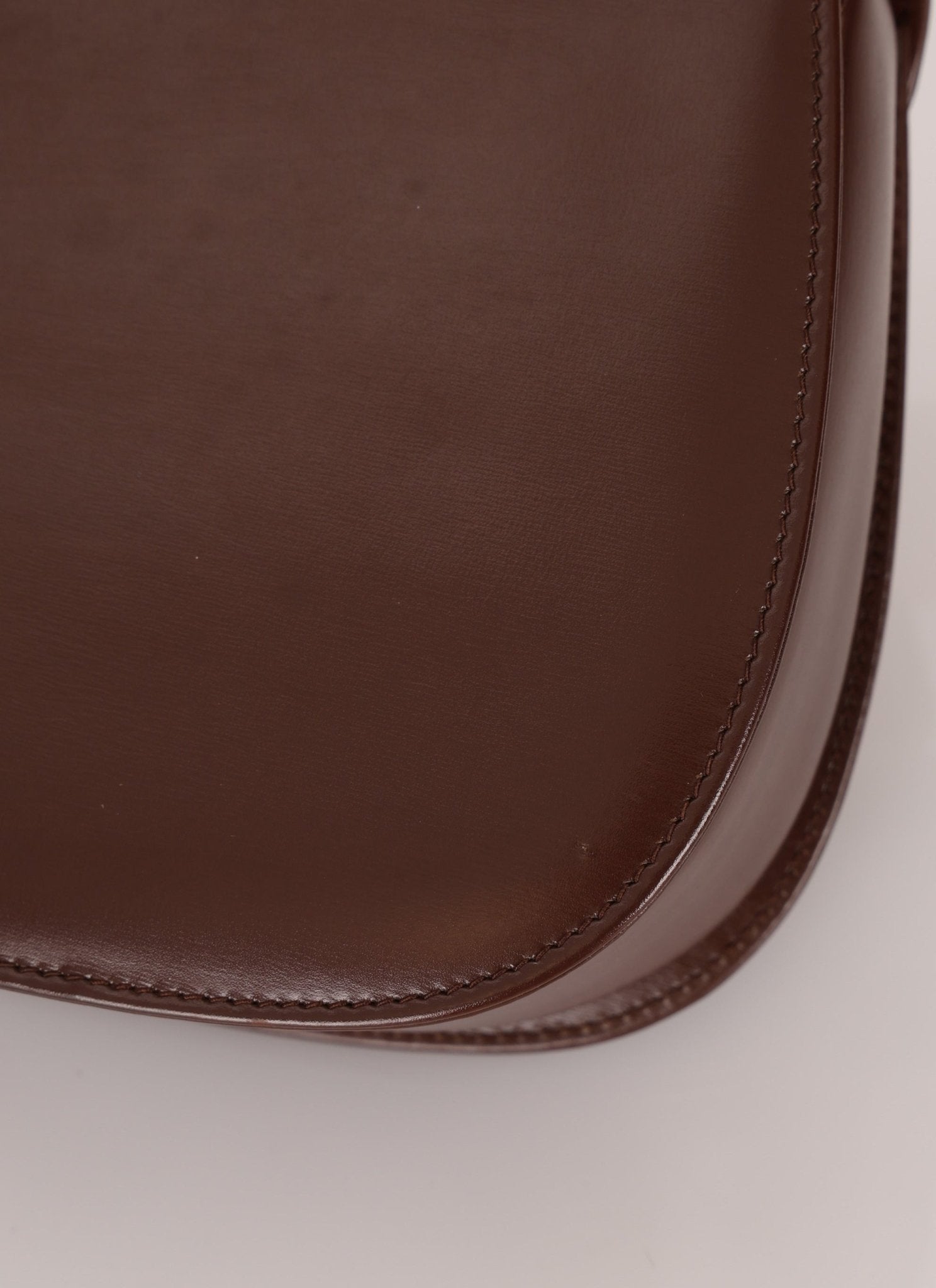 Gucci Boxcalf Chocolate Bamboo Top Handle - FashioNica