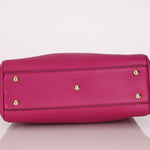 Gucci Calfskin Bamboo Bright Bougainville Mini Shopper Tote - FashioNica