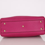 Gucci Calfskin Bamboo Bright Bougainville Mini Shopper Tote - FashioNica