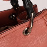 Gucci Calfskin Bamboo Shopper Mini Tote with Strap - FashioNica