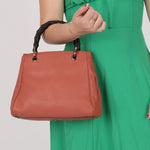 Gucci Calfskin Bamboo Shopper Mini Tote with Strap - FashioNica