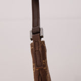 Gucci Chocolate Monogram Canvas Shoulder Bag - FashioNica