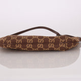 Gucci Chocolate Monogram Canvas Shoulder Bag - FashioNica
