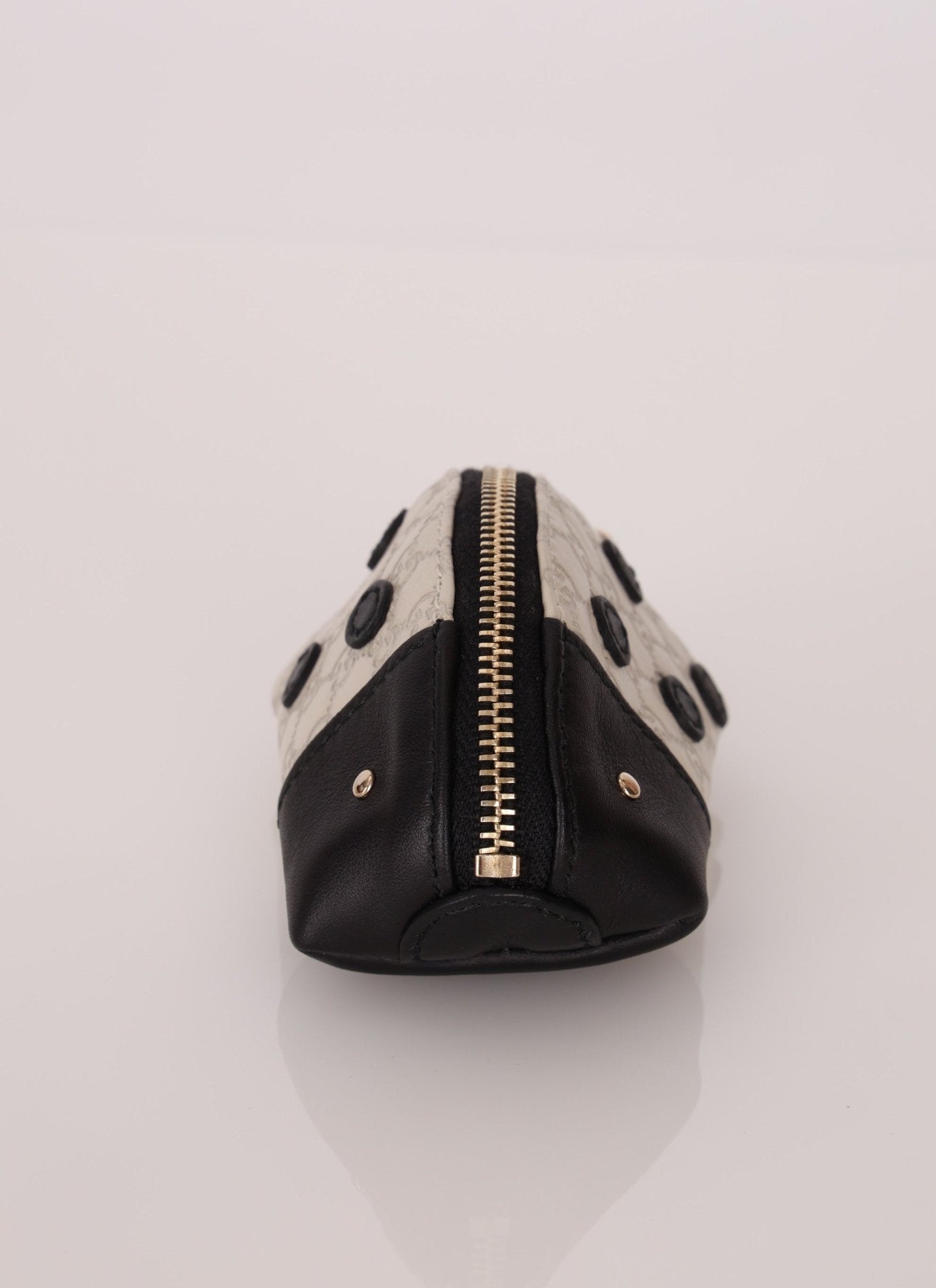 Gucci Guccissima Leather Ladybug Pouch - FashioNica