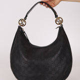 Gucci Guccissima Leather Twins Hobo - FashioNica