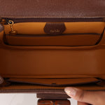 Gucci Leather Brown Bamboo Top Handle w/ Strap - FashioNica