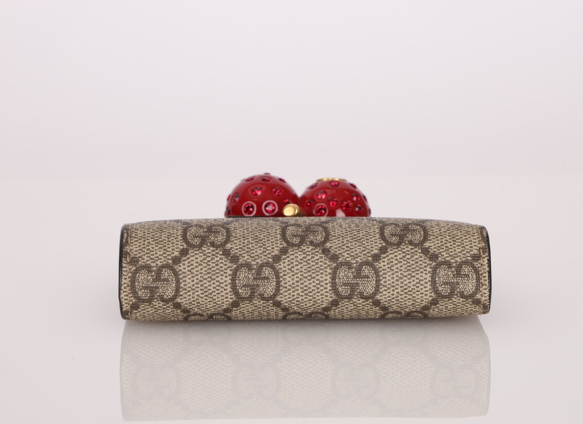 Gucci Monogram Cherries Wallet - FashioNica